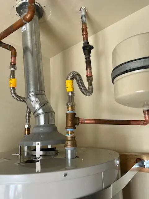 Water heater installation and plumbing repair in Ridgefield
